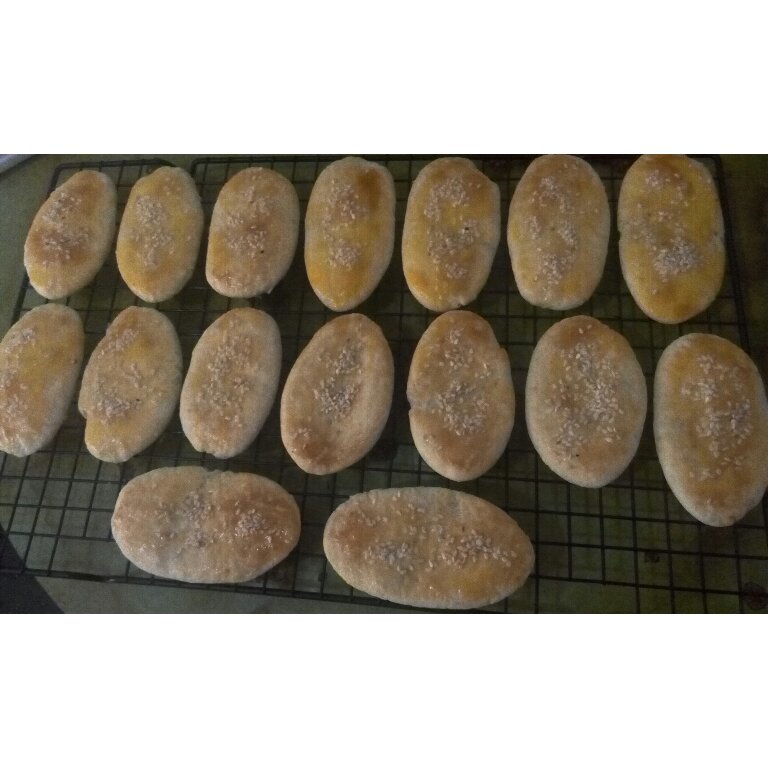 芝麻椒盐牛舌饼（北京小吃）