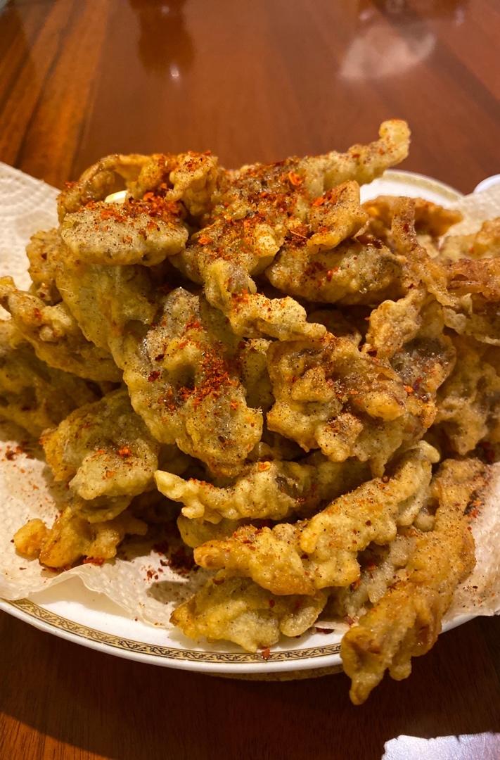 椒盐蘑菇-超好吃的下酒菜