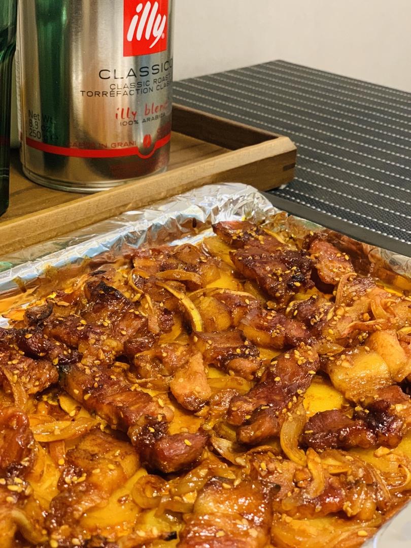 烤五花肉（韩式、烤箱五花肉）