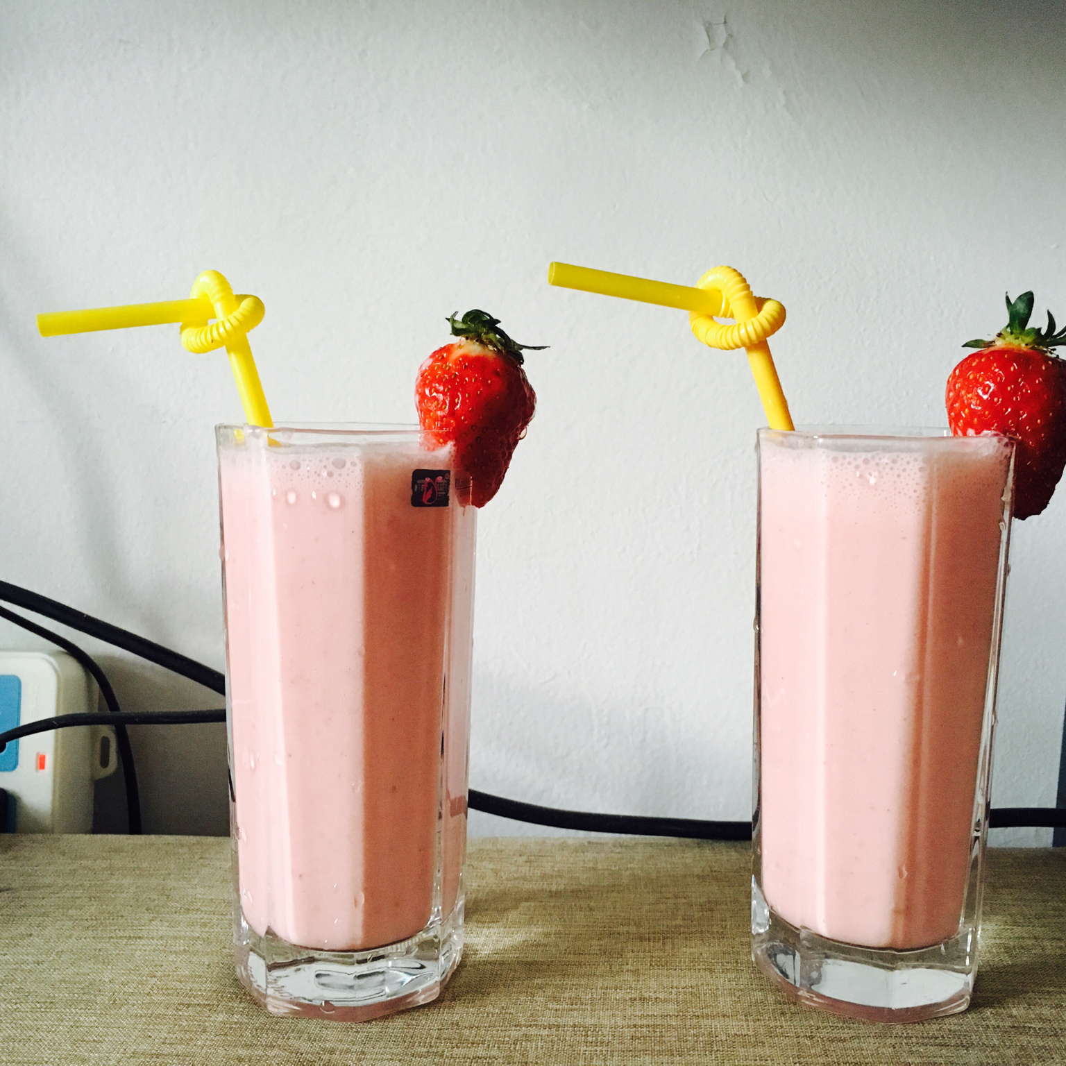 hope2626做的草莓酸奶