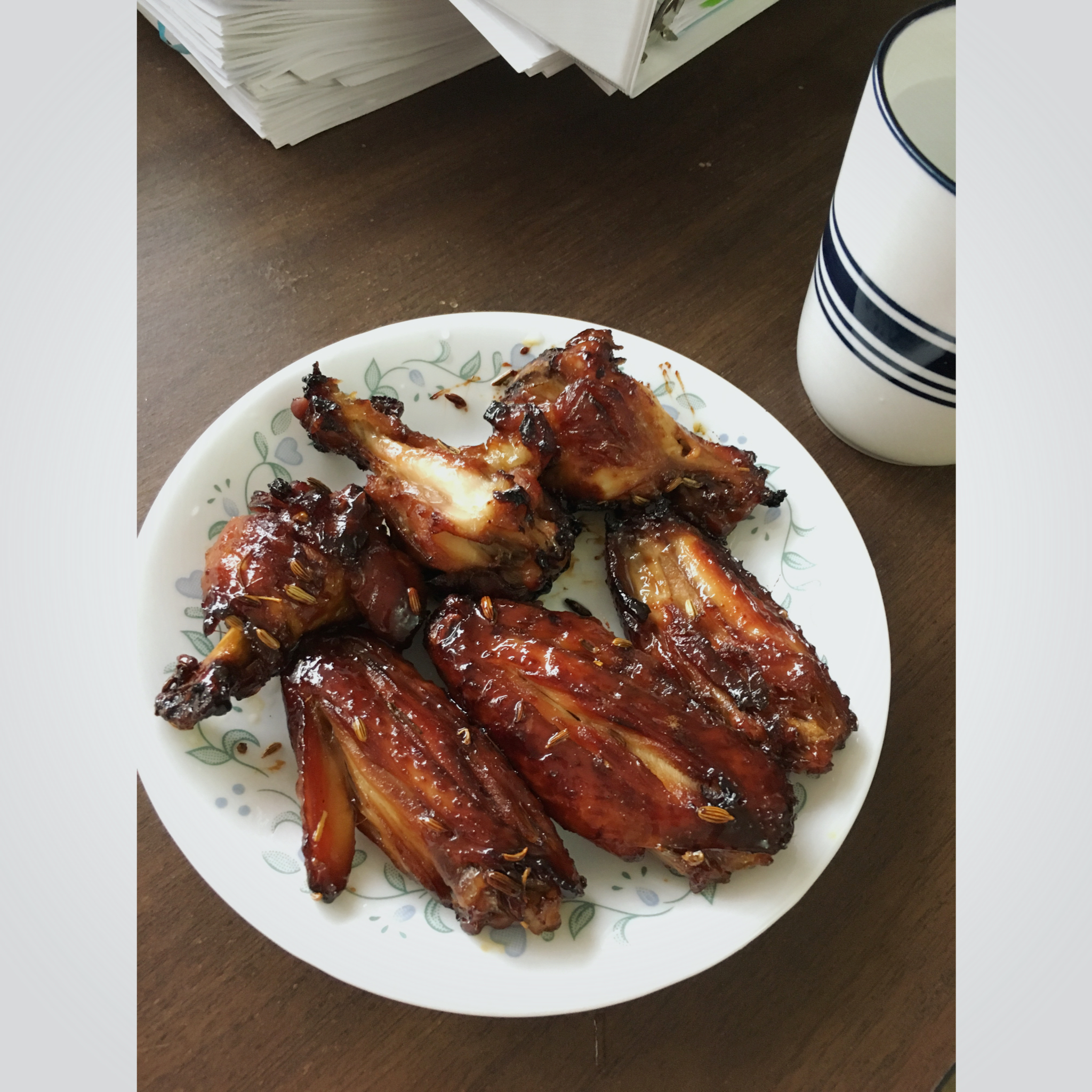 烤箱版蜜汁烤翅