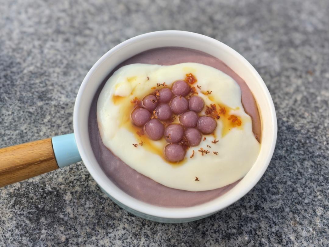 糯叽叽的芋泥麻薯