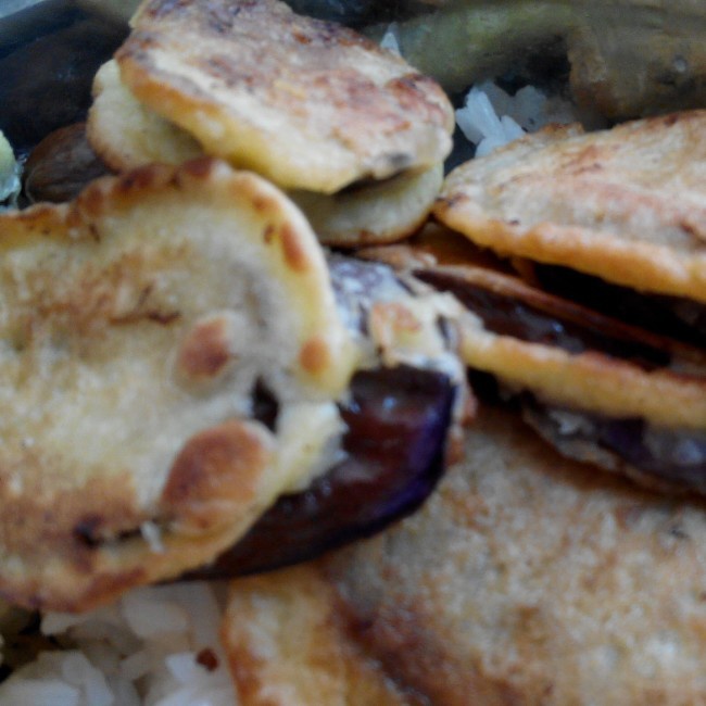 夏日煎茄饼
