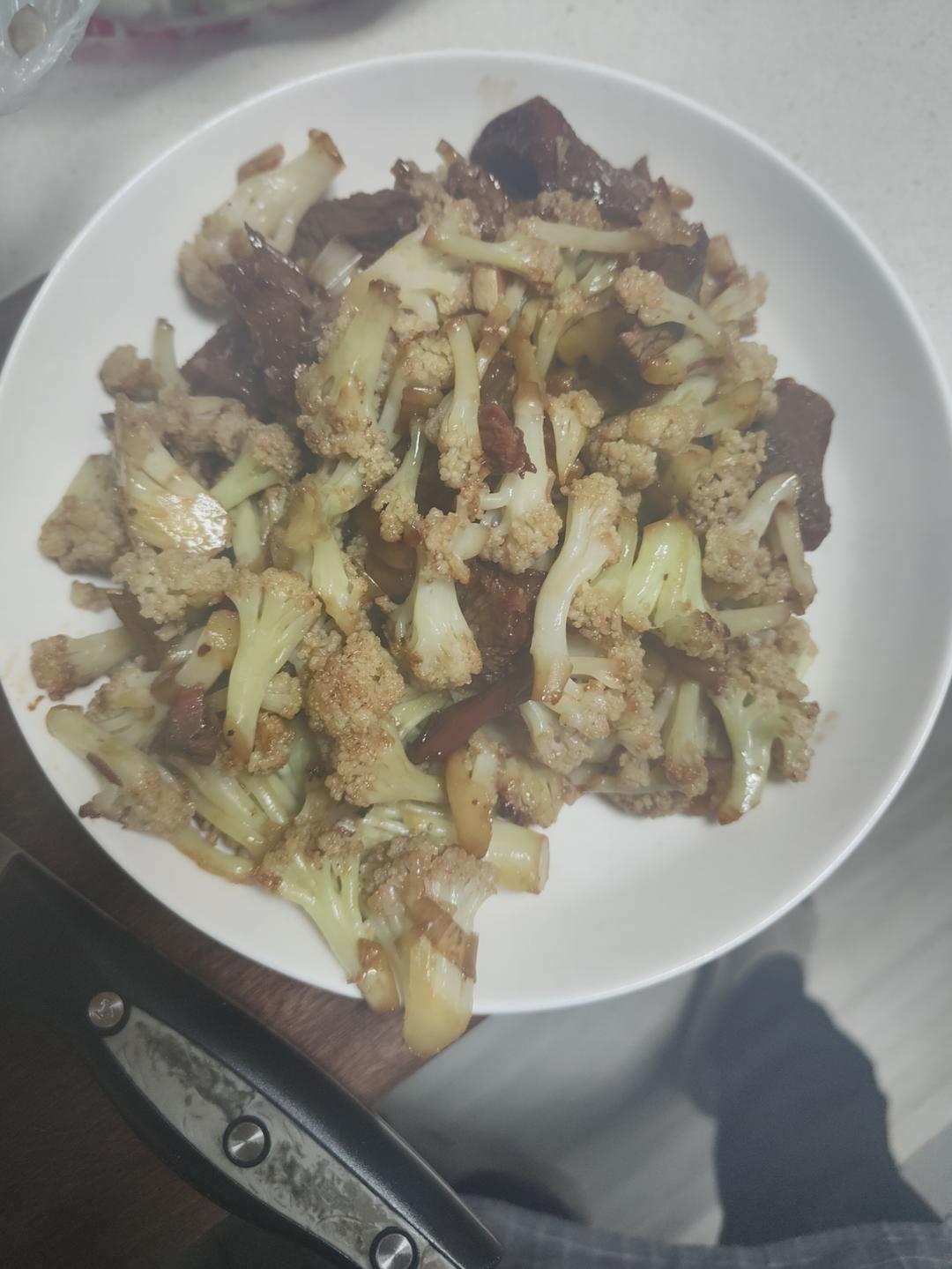 和饭店一个味道的干锅花菜