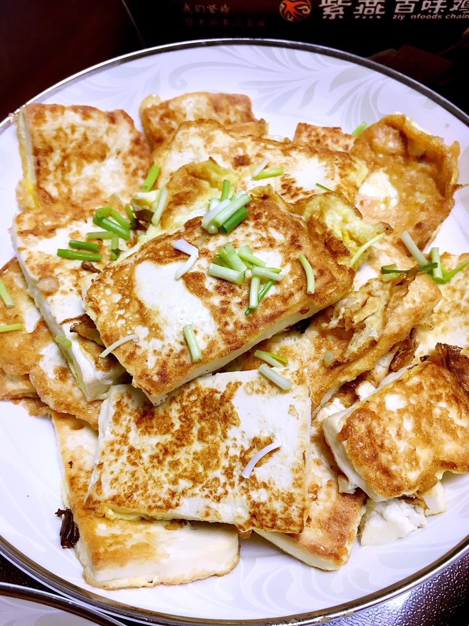 鸡蛋煎豆腐