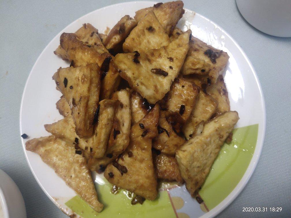 焖煎豆腐