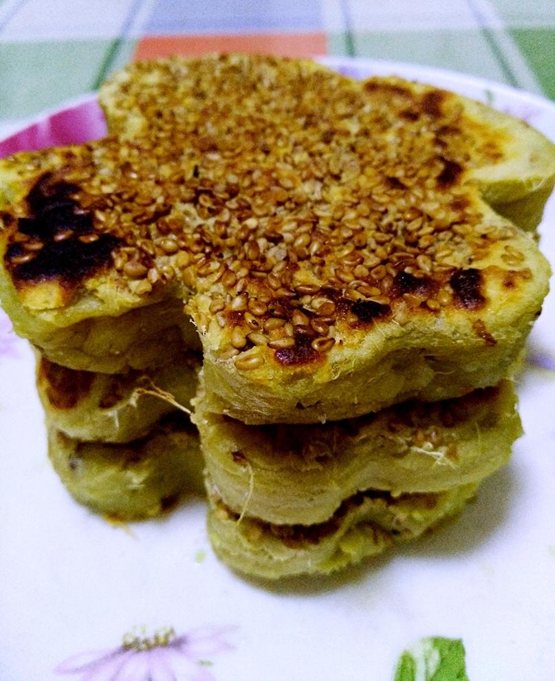 芝麻红薯饼的做法