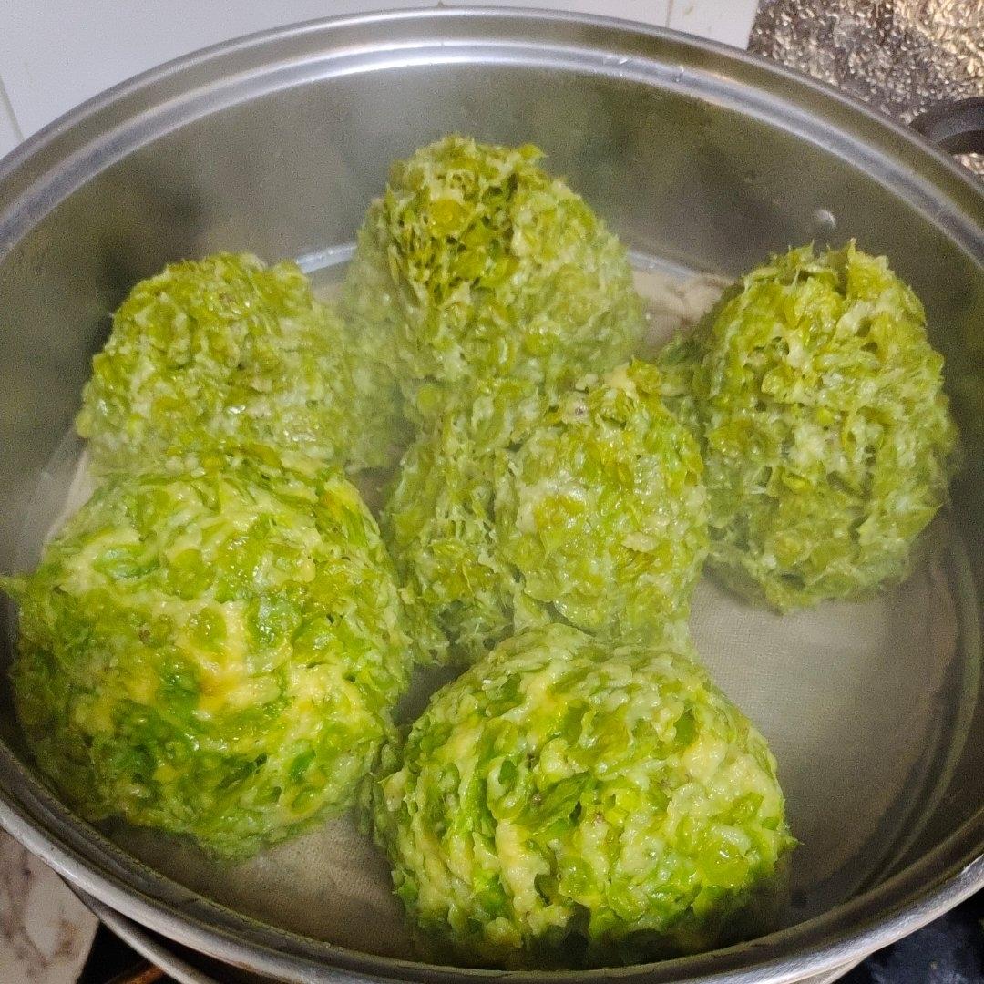 榆钱窝窝（蒸出来还是翠绿色哦）㊙️