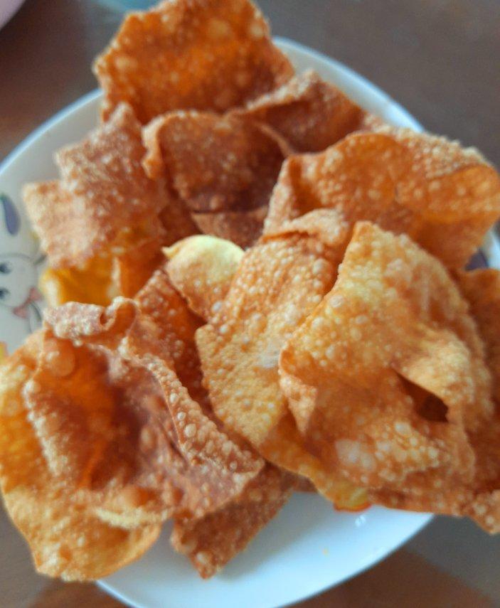 馄饨皮薄脆