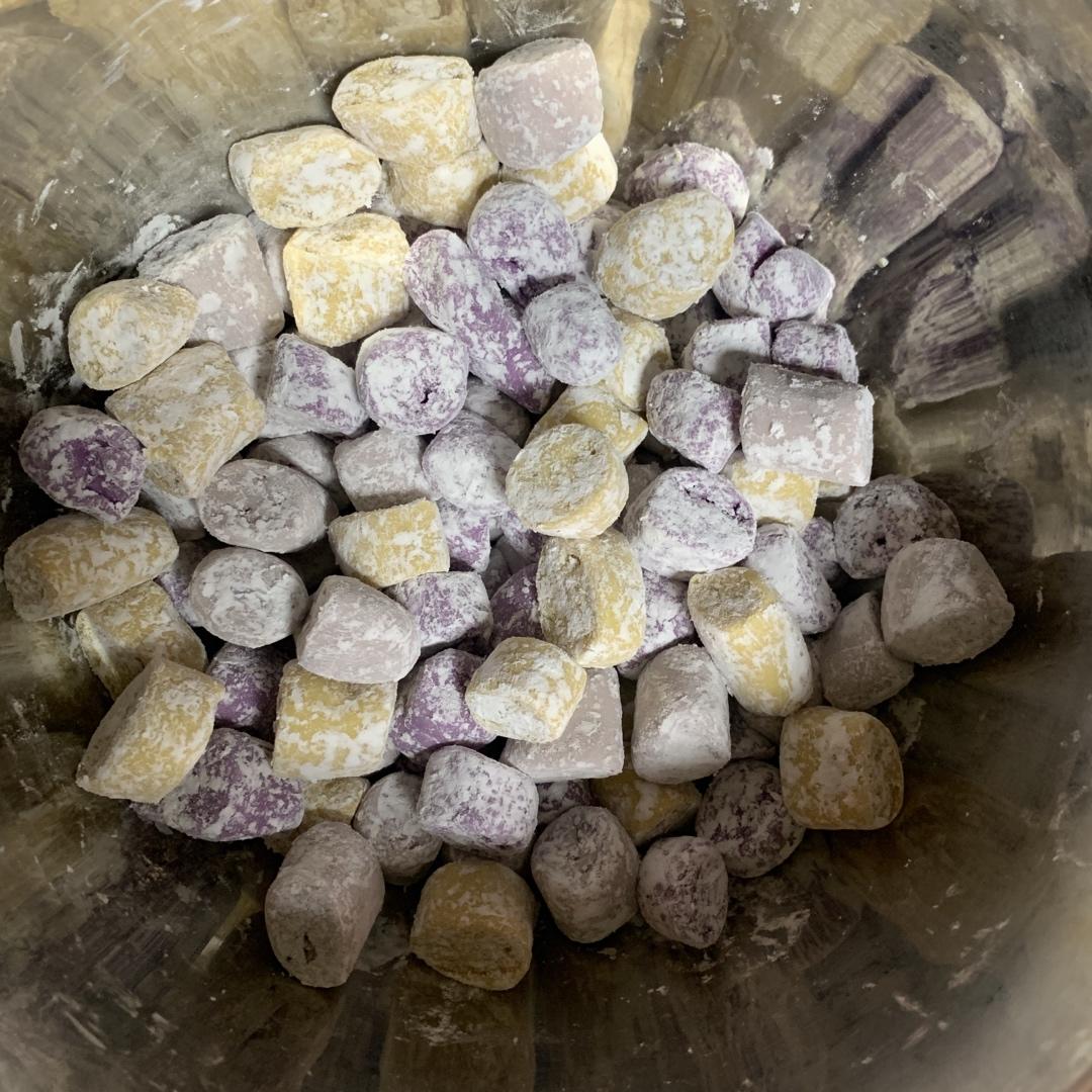 自制三色芋圆1⃣️（附上窍门详细比例）
