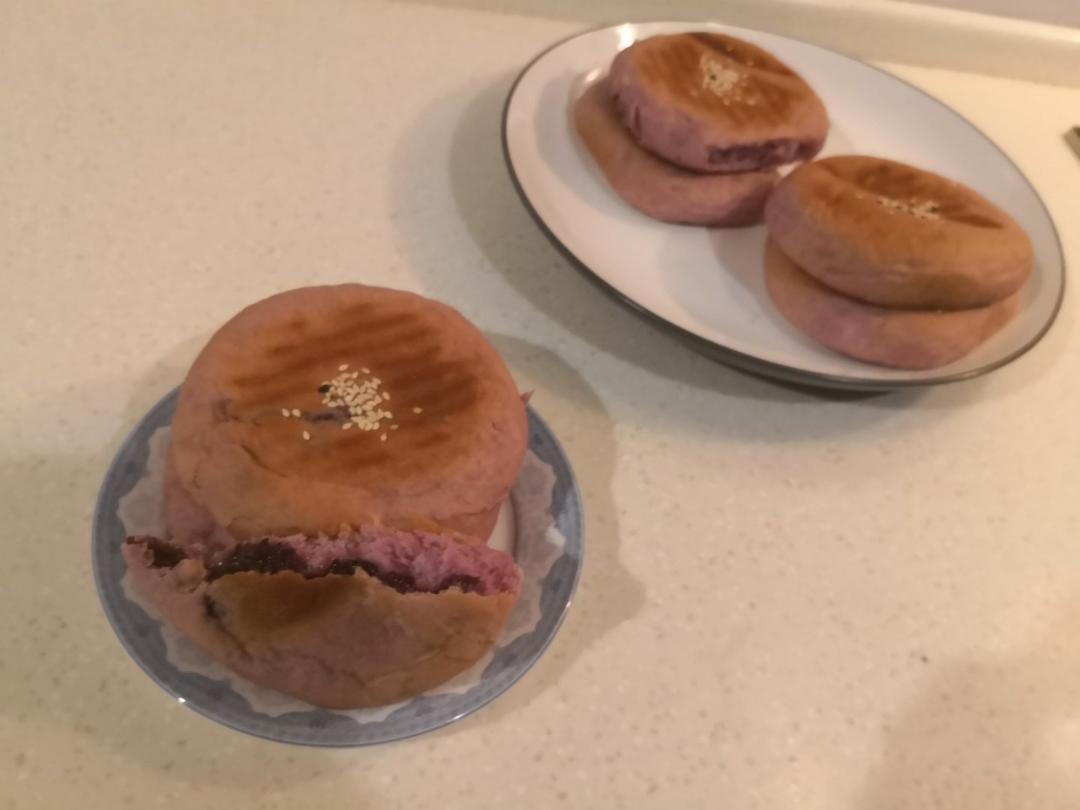 日式紫薯紫糯米包