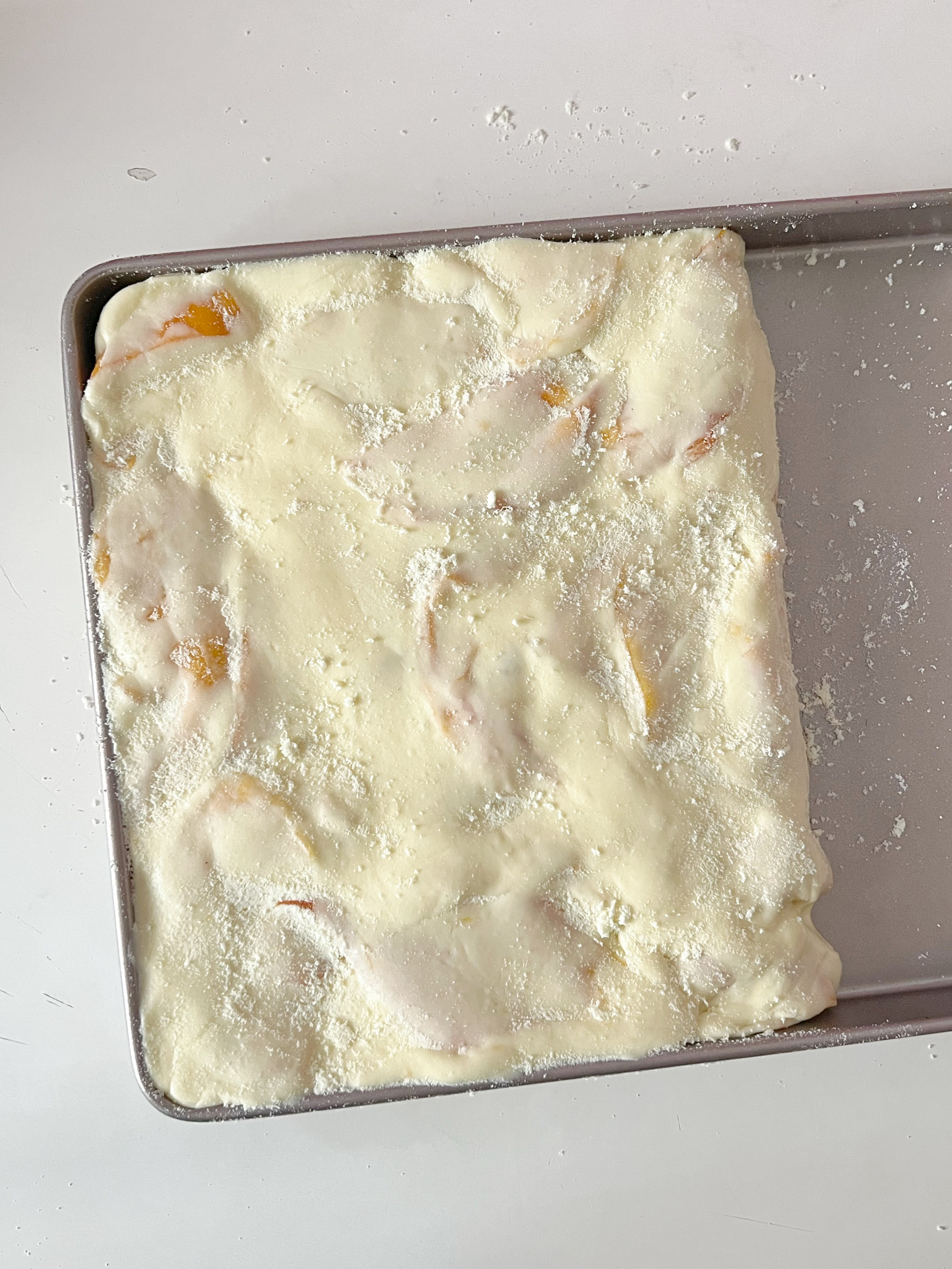 无需烤箱❗️奶呼呼的芒果奶糕太好吃了吧的做法 步骤6