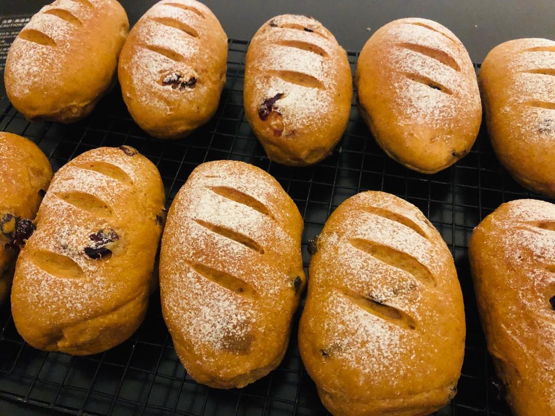 蔓越莓全麦红糖面包（50%全麦）—减肥主食