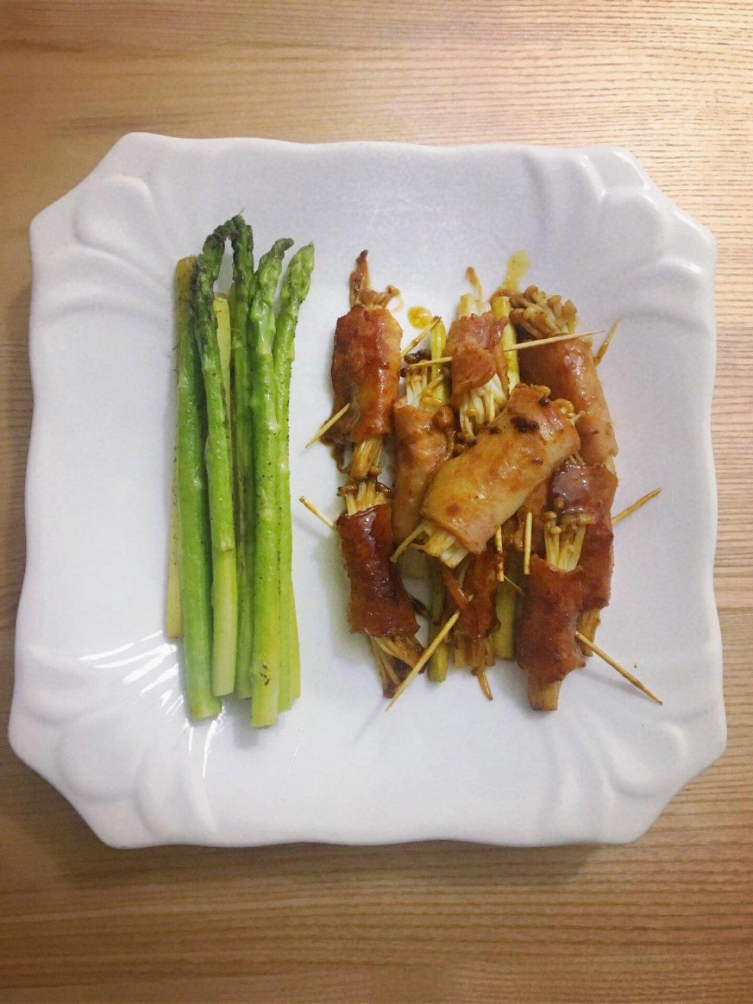 金针菇培根卷