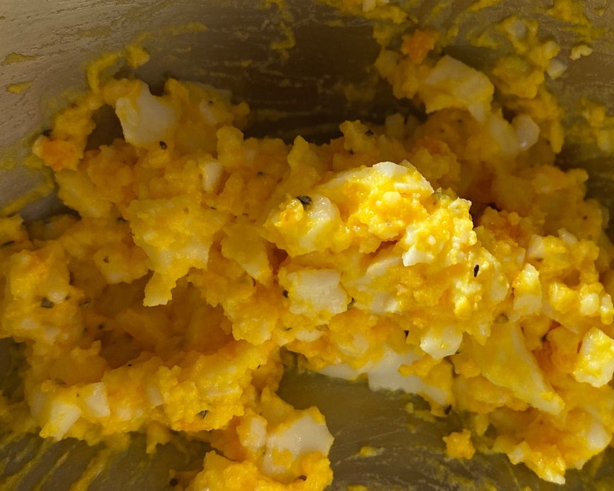 生酮蛋断黄油拌蛋/鸡蛋沙拉