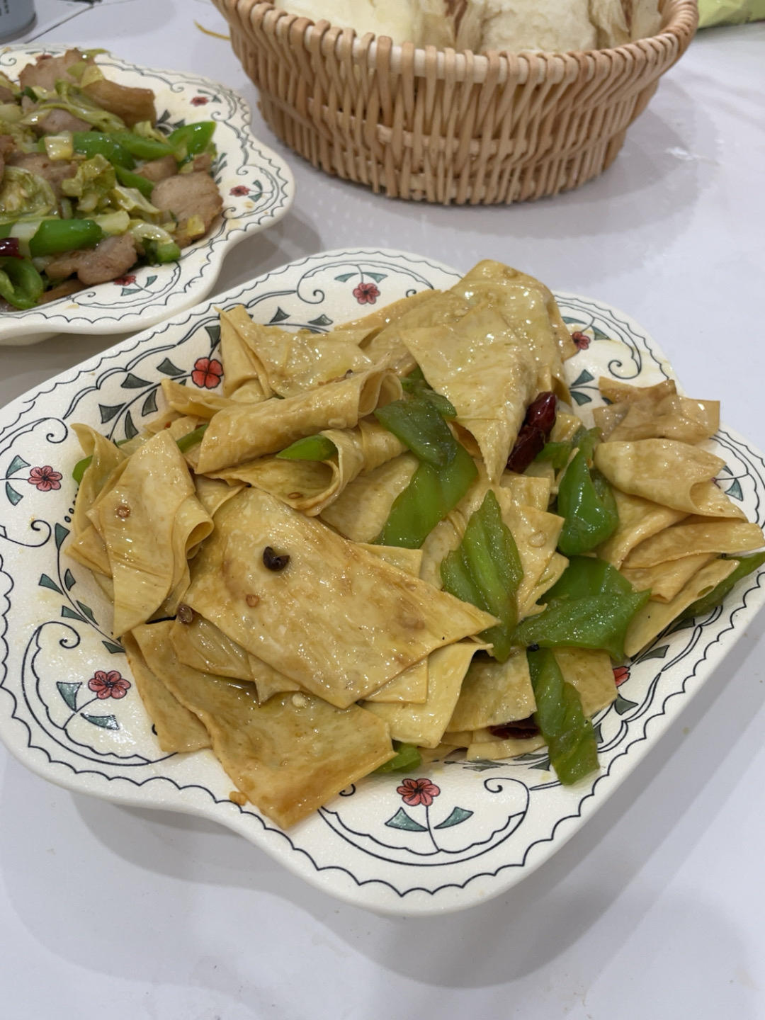 青椒🫑炒油豆皮