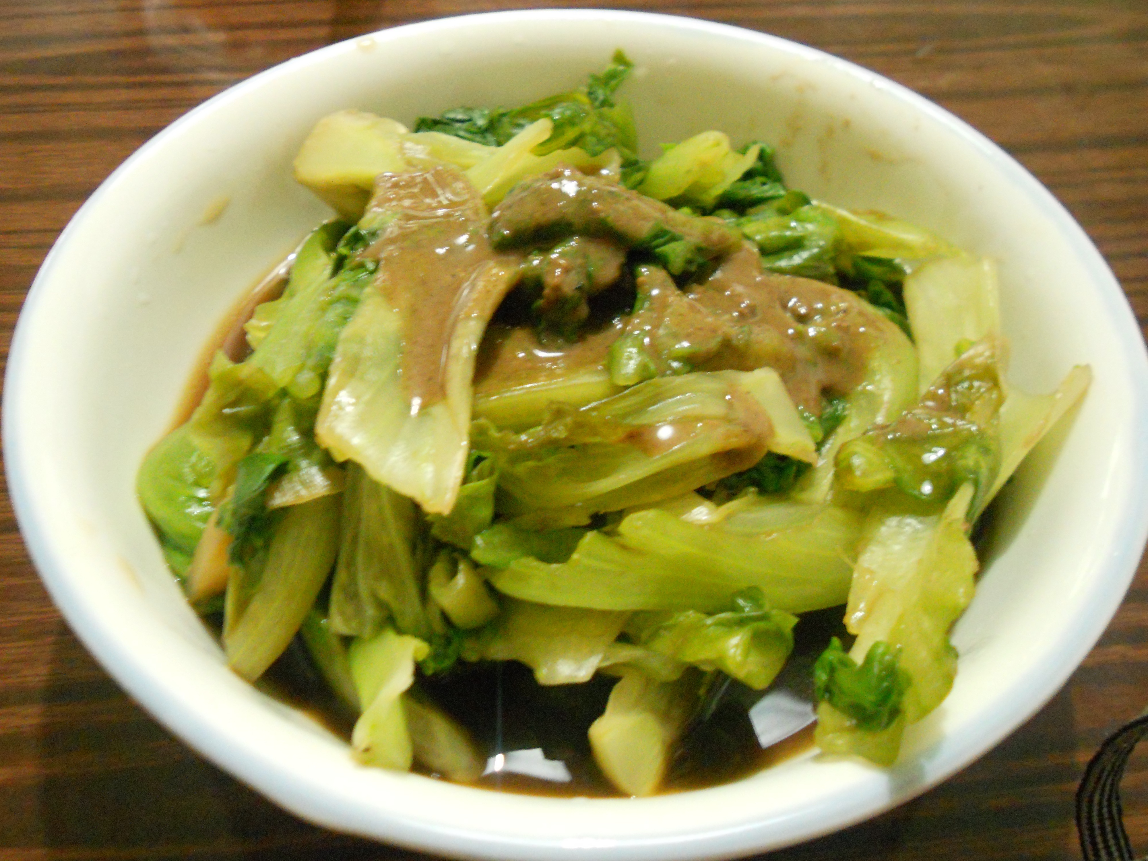 芝麻酱拌生菜