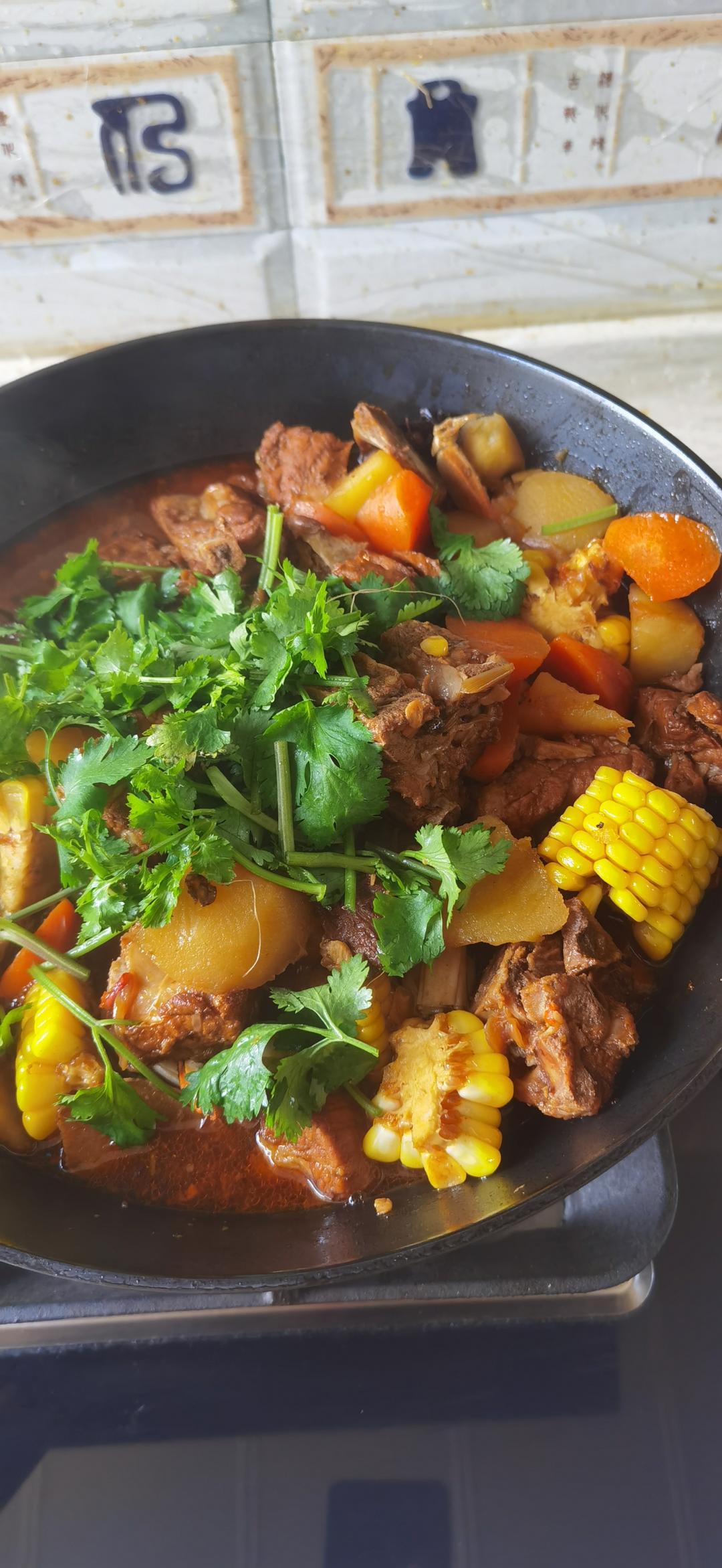 硬菜代表--排骨炖豆角土豆（豆角焖面胚子）