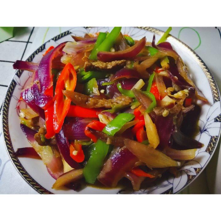 青椒炒牛肉