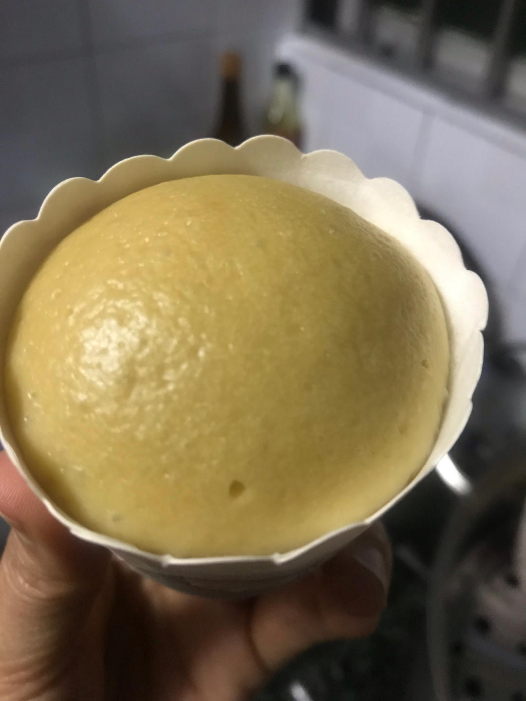 两个鸡蛋一碗面 全程手不粘面 轻松搞定小碗蒸发糕 蓬松煊软 比面包好吃