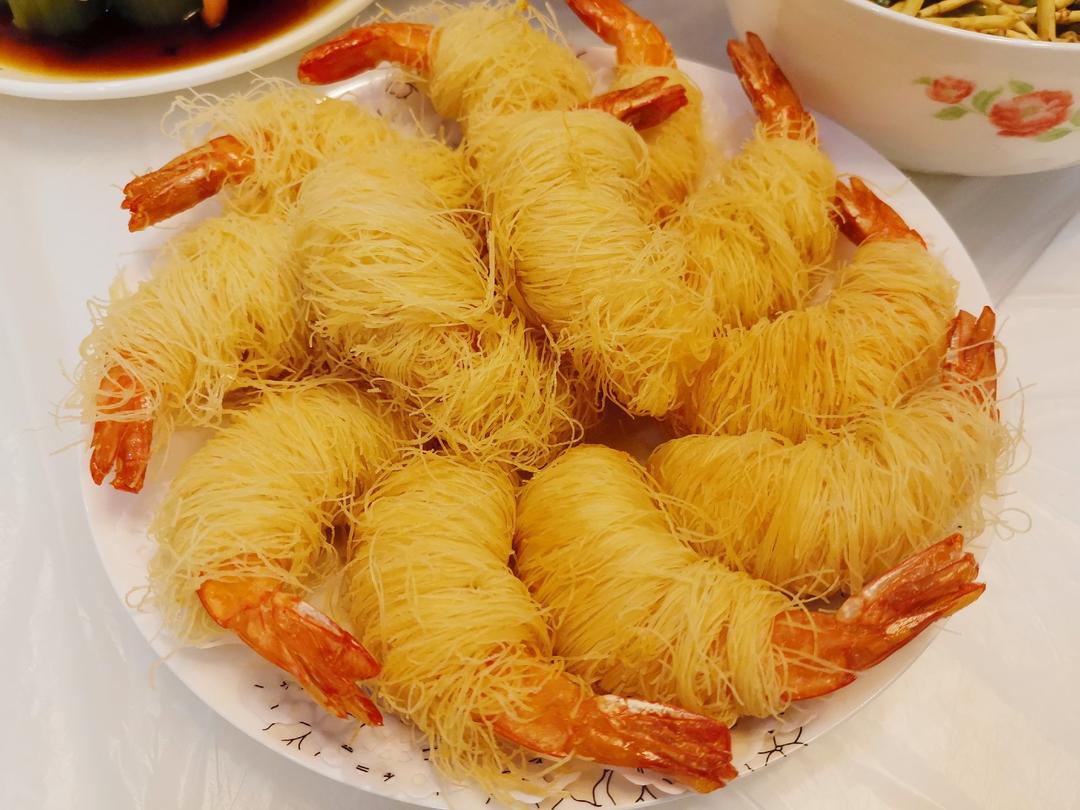 菜菜鱼c3ky做的中餐厅千丝万缕虾
