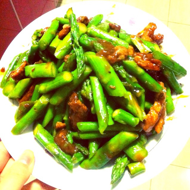 芦笋炒肉