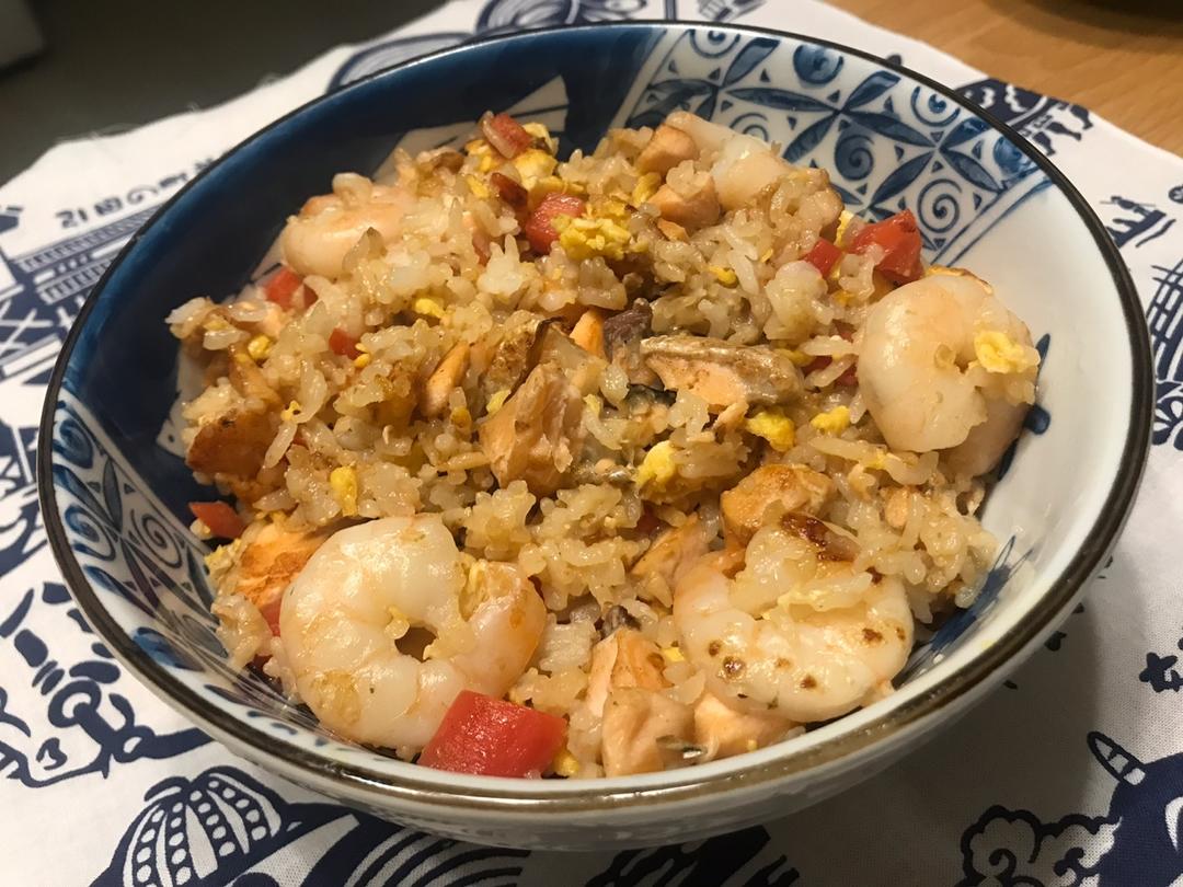 三文鱼炒饭