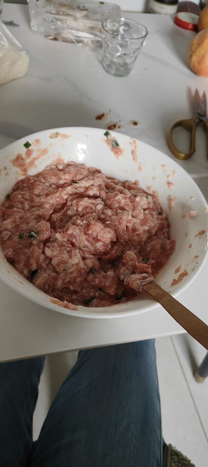 肉不柴的馄饨馅