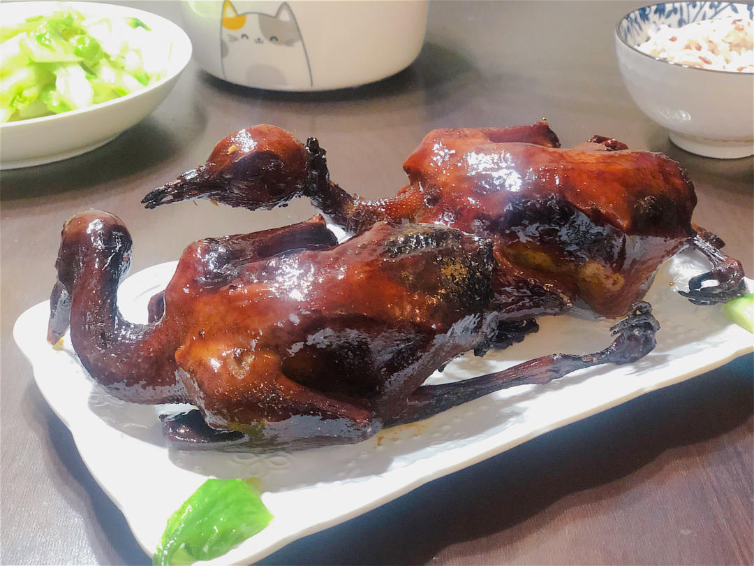 脆皮乳鸽（烤箱版）