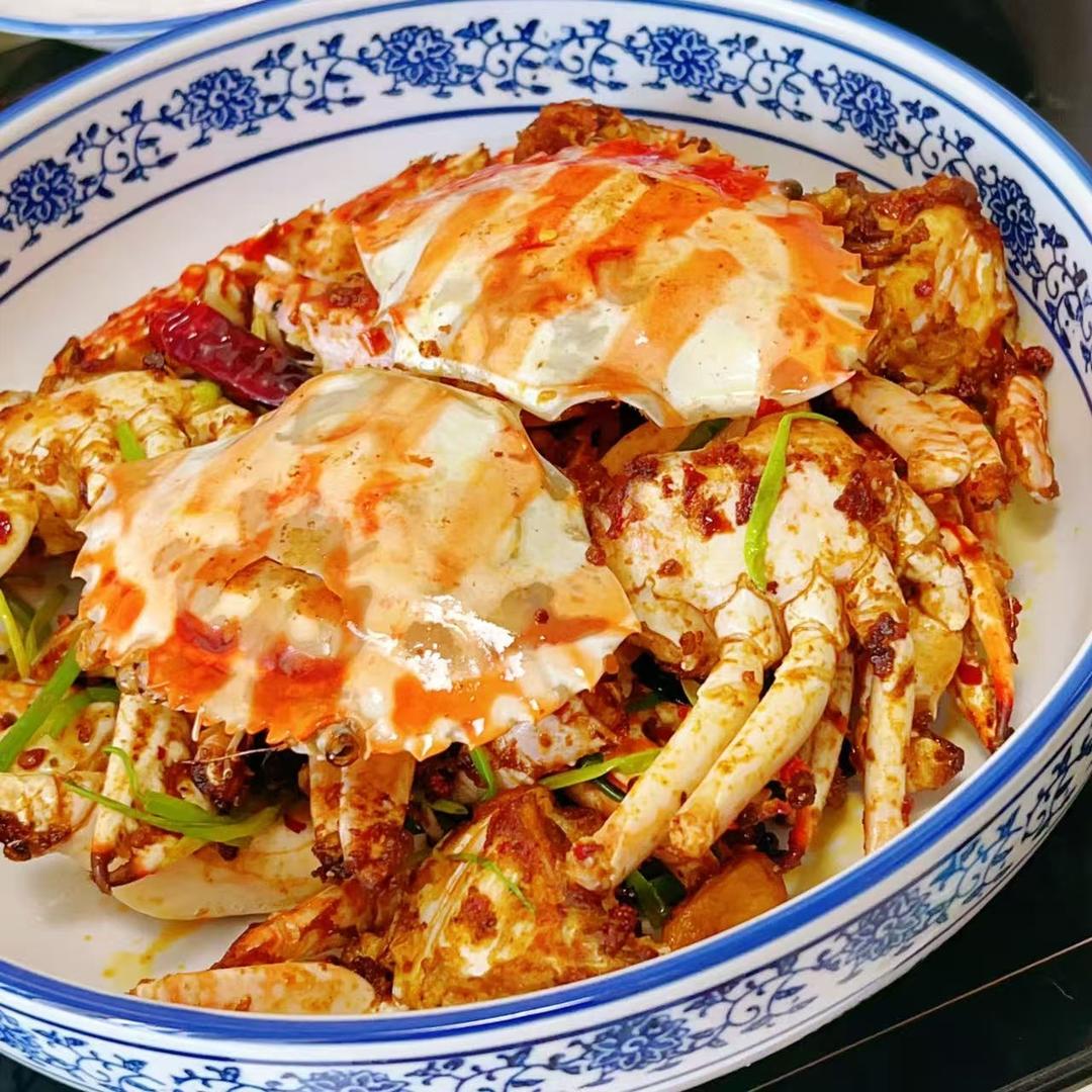 吮指香辣红花蟹＆吮指香辣蟹