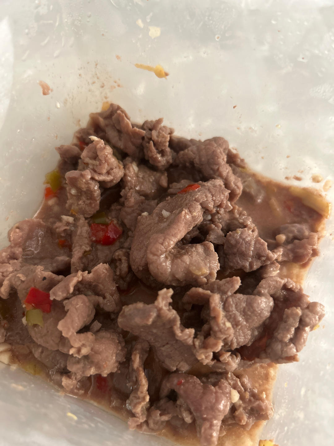 微波炉黑椒牛里脊