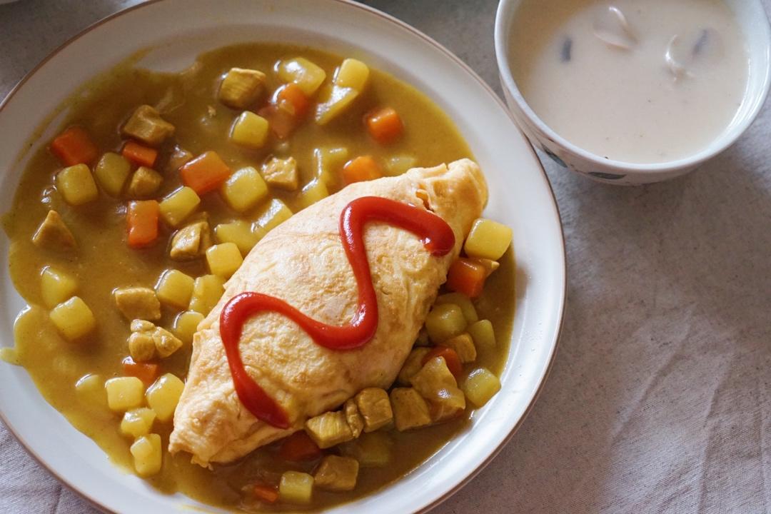 这是头牌了丨好吃的飞起来～🍛咖喱蛋包饭