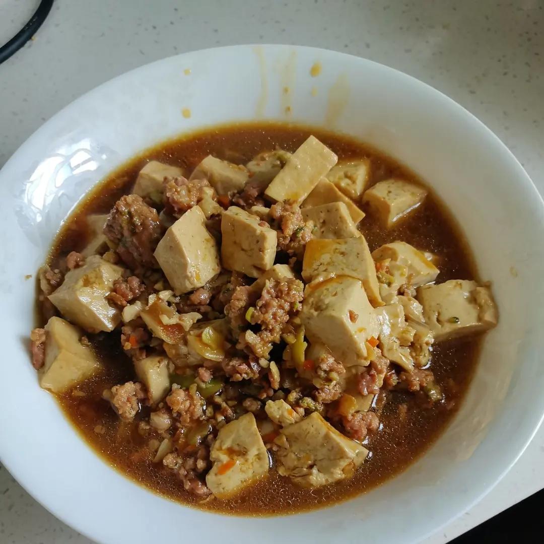 肉末嫩豆腐｜嫩滑口感爽口！这道快手菜超级下饭！！（减脂少油版）