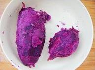 奶油紫薯泥的做法 步骤1