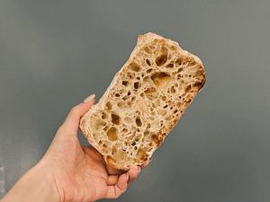 面包｜花椒腰果夏巴塔 恰巴塔 鲁邦种的做法 步骤5