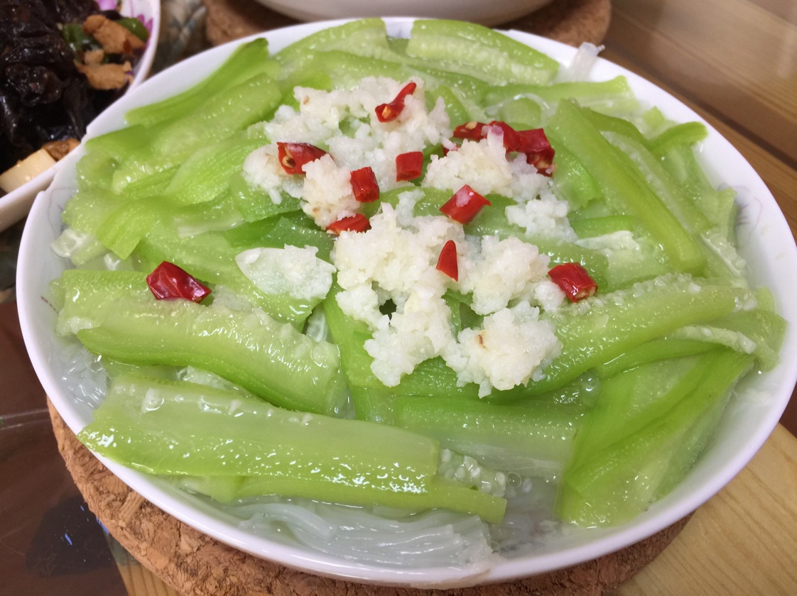 粉丝蒸丝瓜