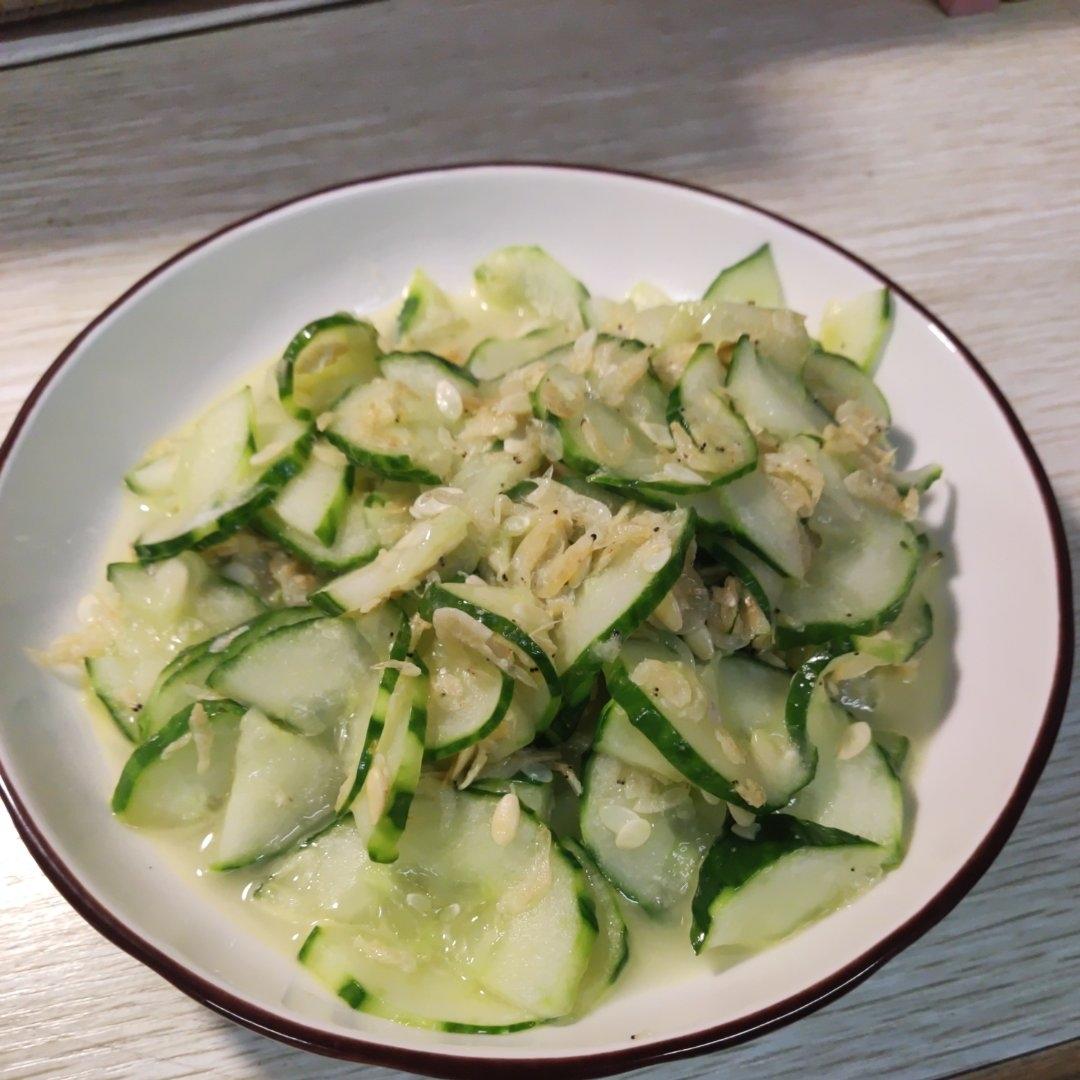 简单好吃的虾皮黄瓜