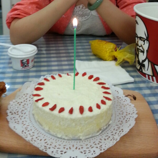 人生的第一个裱花蛋糕