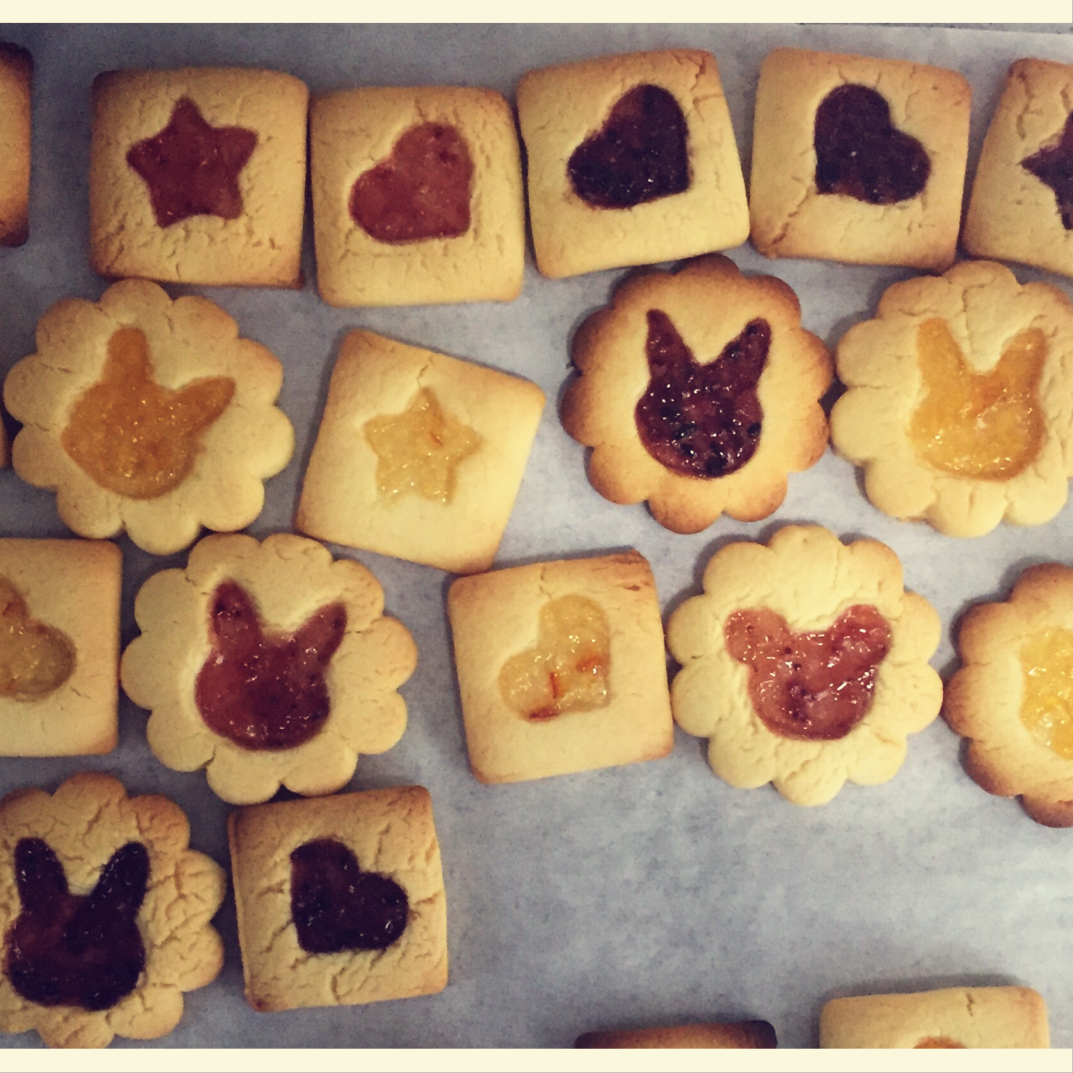 红莓果酱饼干