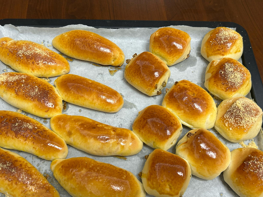 一次发酵牛奶面包小方