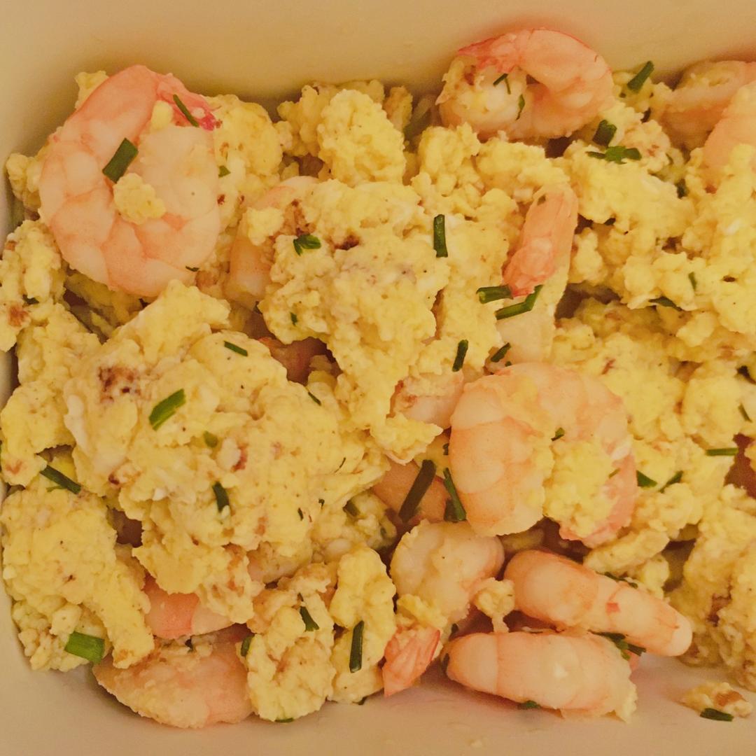 鲜香嫩滑的 虾仁滑蛋