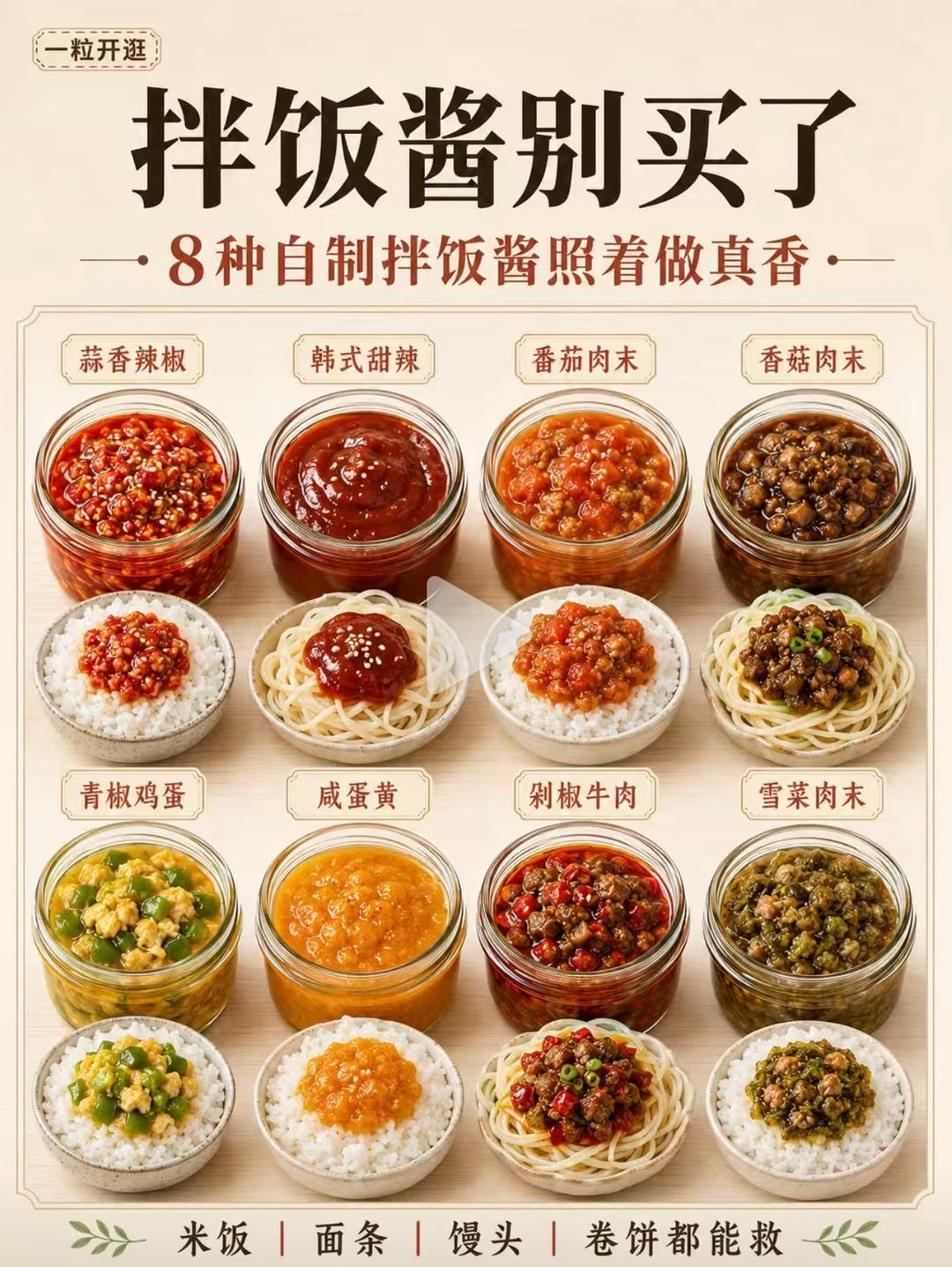 8种自制拌饭酱