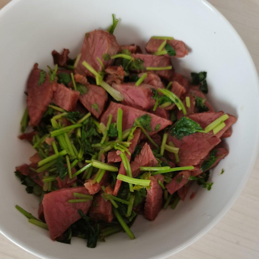 香菜牛肉（快手菜）