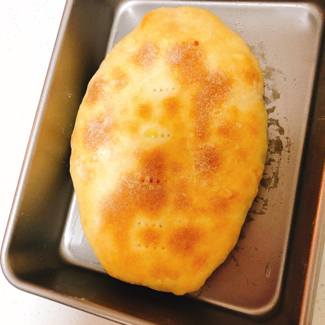 拉丝芝士榴莲饼