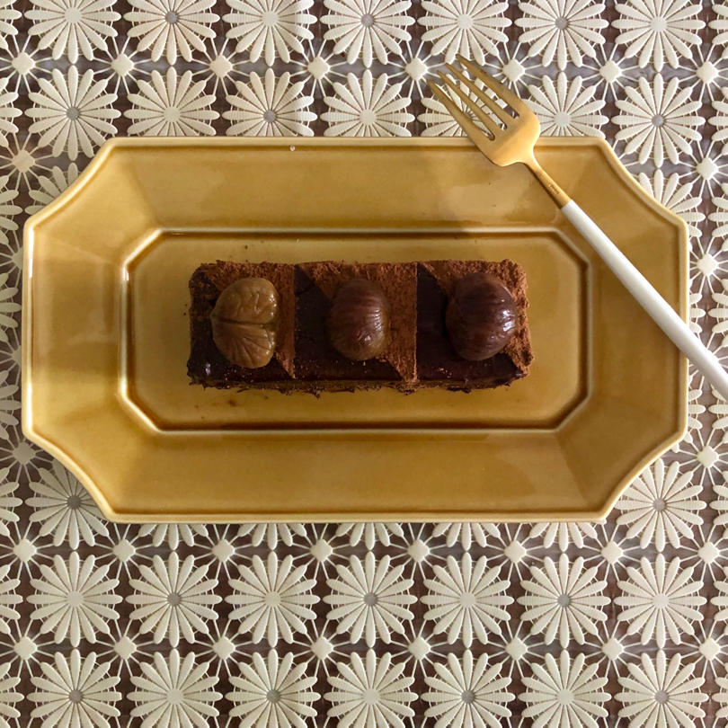 黑糖栗子磅蛋糕