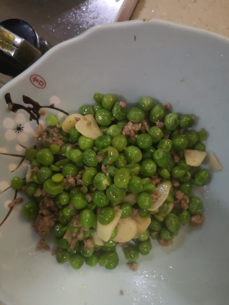 快手甜豆炒肉沫