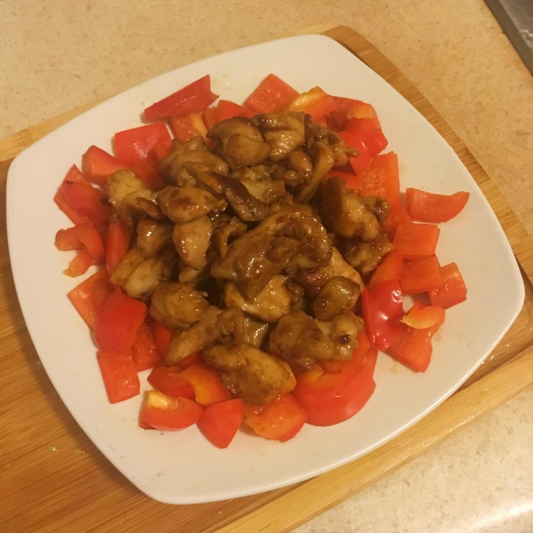 青椒炒鸡腿肉（大厨级别）
