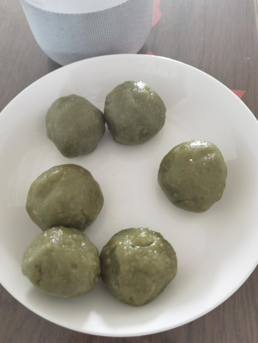 青团（艾草粉版不开裂不塌陷）