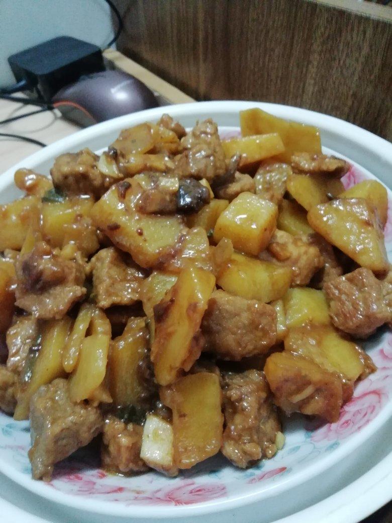 红烧土豆排骨&肉