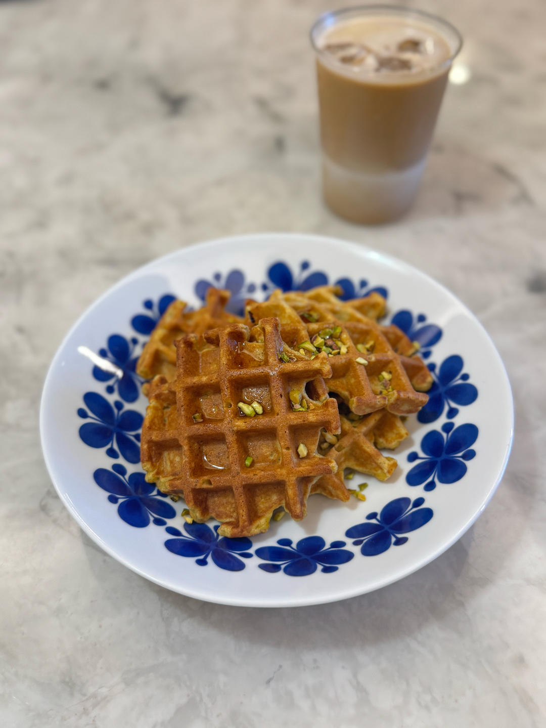最松软的香蕉华夫饼